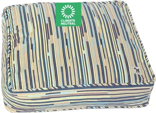 Vista 42 de Molly Mutt Pequeña Funda para Cama de Perro, Amarillo por la Mañana, Verde Oliva y Azul Claro
