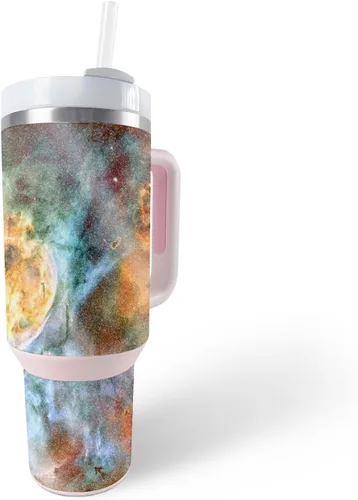 Vista 27 de MightySkins - Vaso con purpurina brillante compatible con Stanley The Quencher H2.0 FlowState de 40 onzas, morado sólido, acabado protector