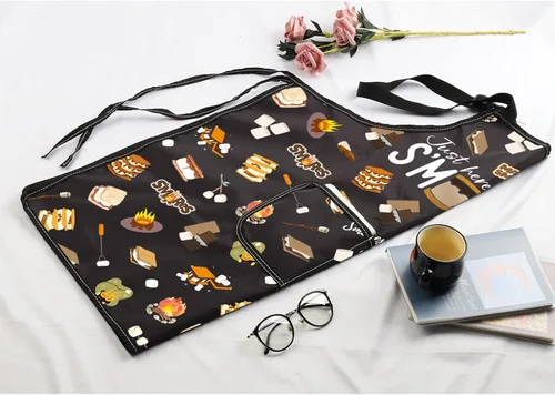 Vista 7 de MBMSO Delantal Smores S'More Lovers Regalo para Smores Maker Delantal Just Here for the Smores Regalo para Chef Pastelero Delantal Regalo de Camping