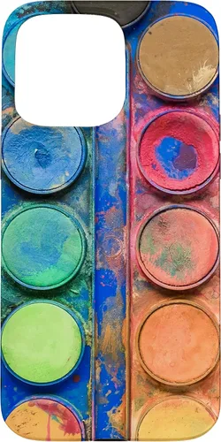 Vista 31 de Caja de paleta de pintura de acuarela - Funda de regalo divertida para artista/pintor/arte para iPhone 17