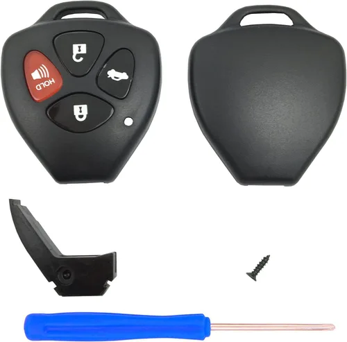 Vista 3 de No requiere corte - Funda de repuesto para control remoto de entrada sin llave para Toyota Scion TC RAV4 Avalon Camry Corolla Venza Cubierta
