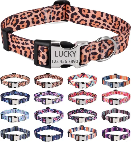 Vista 13 de Collar de perro personalizado con la bandera estadounidense, collar patriótico para perro del 4 de julio, collares temáticos para perros para el Día