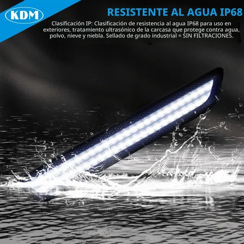 Vista 6 de KDM Luz LED para parachoques delantero y trasero para Ford Mustang 2010 Lente ahumada-Blanco