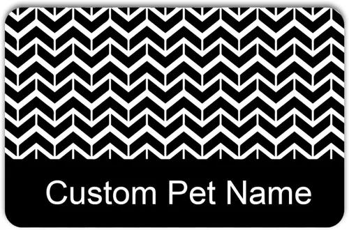 Vista 11 de Estera Personalizada para Comida de Perros y Gatos de PU Antideslizante en la Parte Inferior, Estera para Cuenco de Perros, Estera para Perros