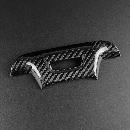 Vista 7 de AIRSPEED Funda de fibra de carbono para volante de Camaro, accesorios interiores compatibles con Chevrolet Camaro 2016-2021, versión de lujo (negro)