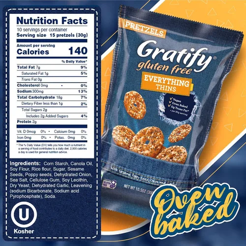 Vista 2 de Gratify Prtzl Evertyhing Thins Gf 10.5oz