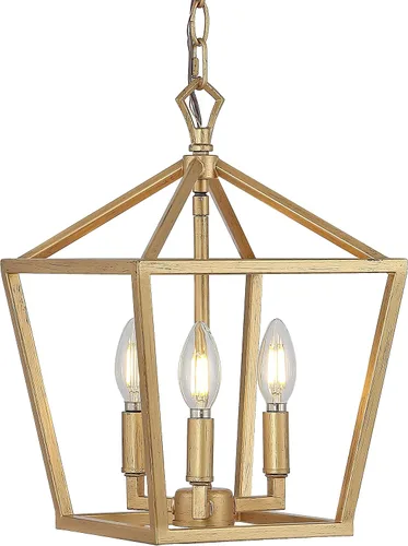 Vista 18 de JONATHAN Y JYL7601A - Lámpara de pagoda regulable y ajustable de metal LED, clásica, tradicional de estilo granja para comedor, sala de estar