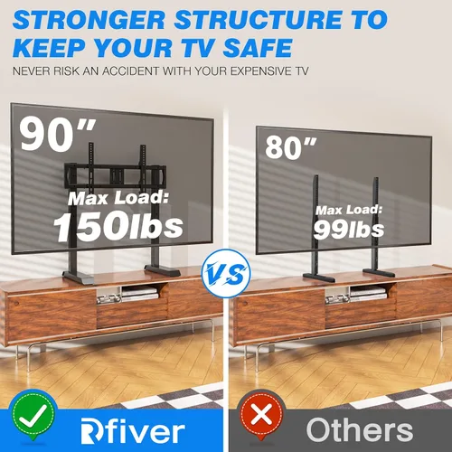 Vista 2 de Rfiver - Soporte universal giratorio para TV con soporte para televisores LCD LED