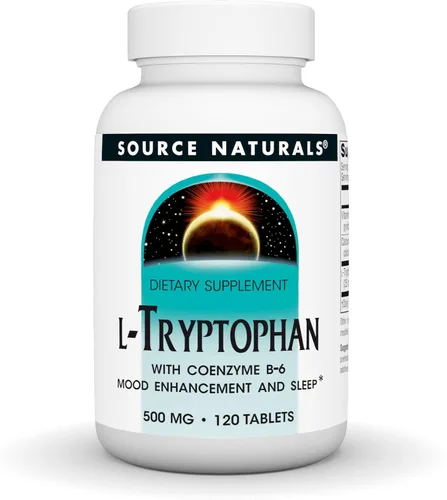 Vista 7 de Source Naturals L-triptófano con coenzima B-6 500 mg - 30 Tabletas