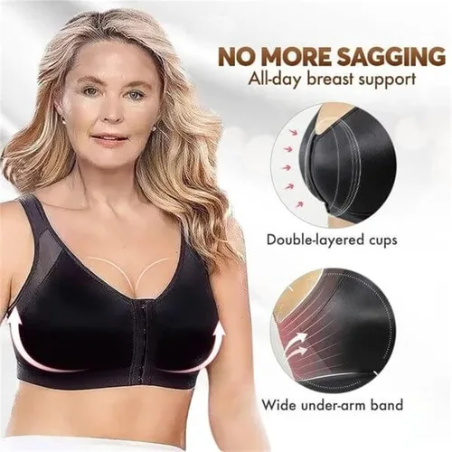 Vista 2 de danlein Glodence Brasier para mujeres mayores, brasier Glodence, brasier ajustable Glodence con soporte de pecho multifuncional