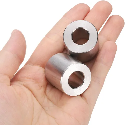 Vista 4 de uxcell 10 piezas de espaciador de acero inoxidable de 1/2 pulgada de diámetro interior x 1 pulgada de diámetro exterior x 1 pulgada de longitud