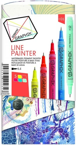 Vista 6 de Graphik Line Painter Dedos