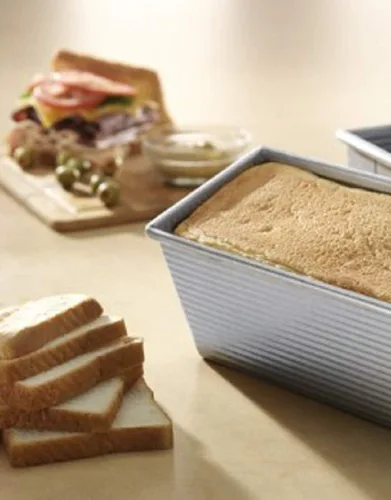 Vista 4 de USA Pan Bakeware Pullman - Molde para pan, tamaño pequeño