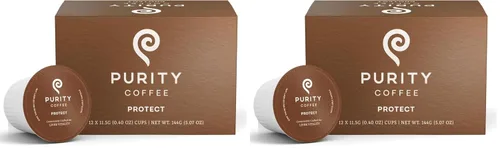 Vista 11 de Purity Coffee BALANCE 2/3 Café descafeinado de tostado medio en cápsulas de una sola porción K Pods (12 unidades de taza) - Café descafeinado