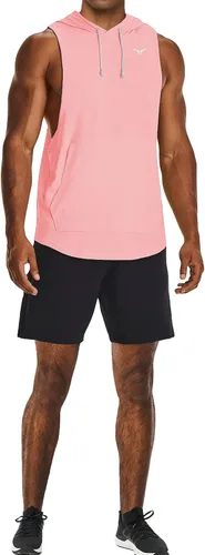 Vista 3 de Icon Cut Off - Sudaderas con capucha para hombre, camisetas sin mangas para entrenamiento