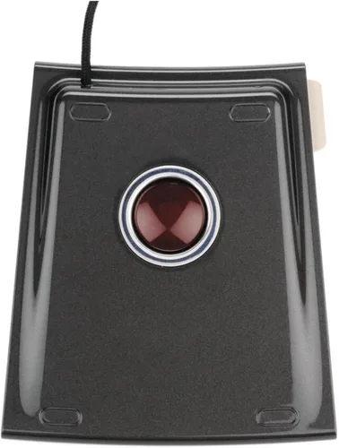 Vista 3 de Kensington Ratón SlimBlade Trackball con cable (K72327U), color negro Conexión por cable USB, control preciso de la bola, trackball ergonómico
