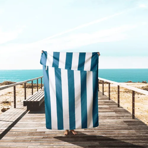 Vista 7 de Wise Owl - Toalla de playa de microfibra (7' x 4') – toalla de playa extra grande de secado rápido, superabsorbente, toalla de playa y natación