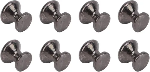 Vista 2 de Pomos para manija de puerta de casa de muñecas, 8 piezas a escala 1:12 a prueba de óxido, mango de metal para casa de muñecas, accesorios para casa