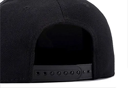 Vista 7 de Quanhaigou Unisex Snapback Hats, Adjustable Embroidered Dad Hat Flat Bill Baseball Cap for Men Women