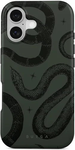 Vista 17 de BURGA - Funda compatible con iPhone 12, apta para carga inalámbrica, carcasa rígida híbrida de 2 capas + funda de silicona, resistente, ajuste