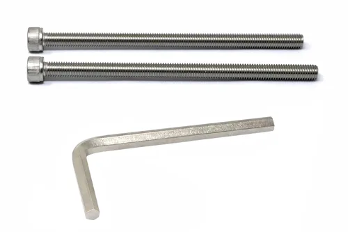 Vista 56 de iexcell Kit de tornillos de cabeza hexagonal de acero inoxidable 304, 100 unidades M2 x 0.157 in, paso de rosca de 0.016 in