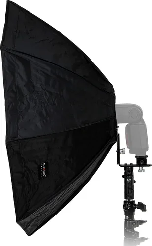 Vista 7 de Fotodiox EZ-Pro Flash Softbox K60 24" (60 cm) Octágono para Nikon, Canon, Vivitar, Sunpack, Nissin Flash y más