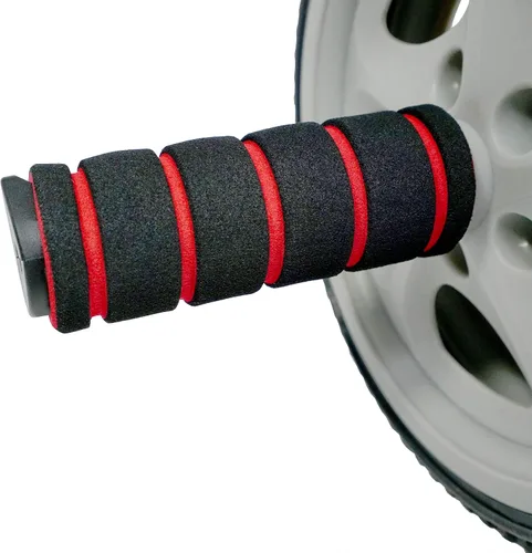 Vista 7 de Sunny Health & Fitness Ab Roller Wheel, Durable Construction, Compact & Portable, Non-Slip Handles for Home Gym, Addominal Exercises & Core Strength