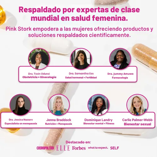 Vista 7 de Pink Stork Gomitas de fertilidad prémium Suplementos de fertilidad para mujeres con CoQ10, mio-inositol + vitaminas prenatales Apoyo a