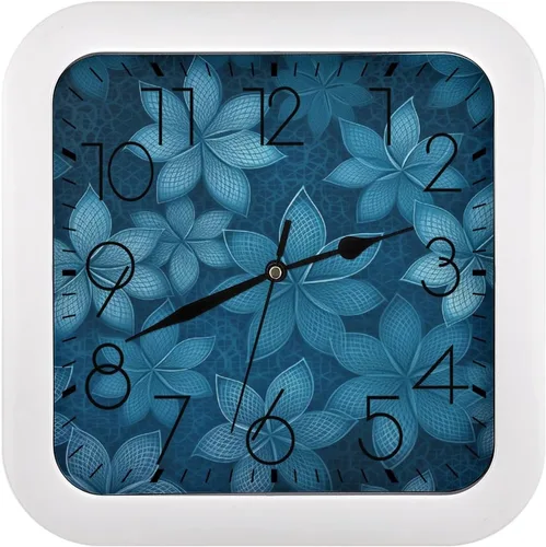 Vista 22 de 10" Square Modern Wall Clock,Ancient Egypt Print Kitchen Clocks Wall Battery Operated,Silent Non Ticking Unique Funny Cute Wall Clock for Living