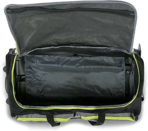 Vista 4 de Fila Bolsa de lona grande con 7 bolsillos, gris, lima, (GreyNeon Lime), Bolsa de lona grande con 7 bolsillos