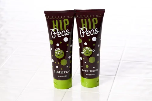 Vista 3 de Hip Peas Champú natural para el cabello, sin sulfato, todo tipo de cabello (8 fl oz / 8.0 fl oz)