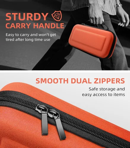Vista 25 de TiMOVO Carrying Case for Nintendo Switch 2 (2025), Large Capacity Protective Hard Shell Portable Travel Case Pouch for Switch 2, with 10 Game Card