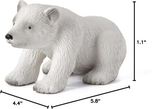 Vista 5 de MOJO Figura de juguete sentado cachorro de oso polar