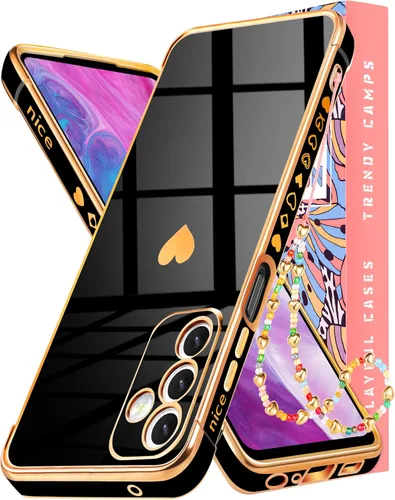 Vista 10 de Likiyami Funda 2 en 1 para Samsung Galaxy Note 9, diseño de corazón, para mujeres y niñas, bonita, de lujo, bonita, estética, moderna, color negro