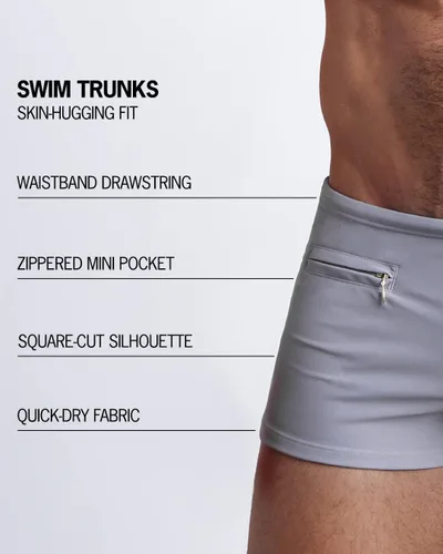 Vista 4 de Bang Men's Swimwear - Swim Trunk - Square Cut Bathing Suit for Men