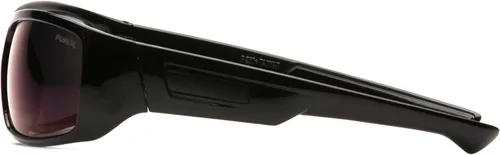 Vista 3 de Pyramex Furix Safety Glasses Black Frame Clear Anti-Fog Lens