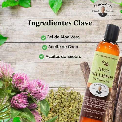 Vista 3 de BF&C Champú Dr. Christopher 8 oz Líquido