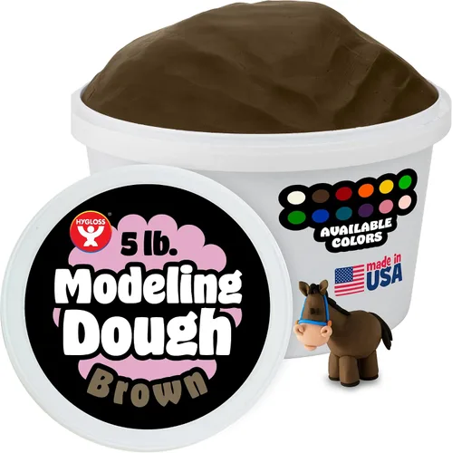Vista 11 de Hygloss Masa de Modelado para Niños – Masa Sensorial Segura y No Tóxica para Artes y Manualidades – Tubo de 1.4 kg – Arcilla de Juego