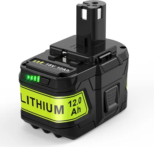 Vista 9 de ARyee Paquete de 2 baterías de repuesto de 12.0Ah 18V P108 P109 para Ryobi 18V batería P102 P103 P104 P105 P107 P106 compatible con Ryobi ONE+18Volt