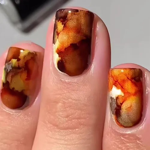Vista 15 de Uñas postizas cuadradas cortas a presión, uñas postizas de color rosa, de cobertura completa, uñas postizas con purpurina plateada con diseños