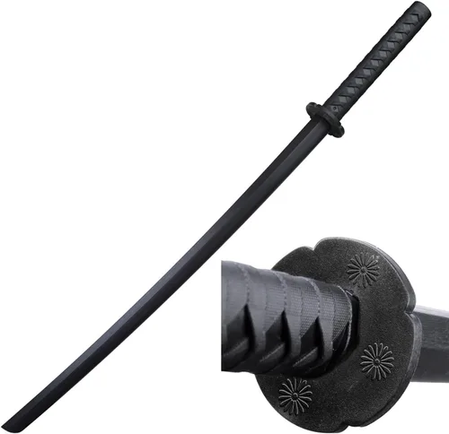 Vista 7 de Master USA Training Sword, Black Polypropylene Samurai Style Handle-Sparring Practice Equipment