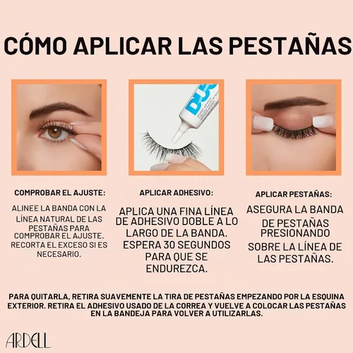 Vista 3 de Pestañas desnudas 420