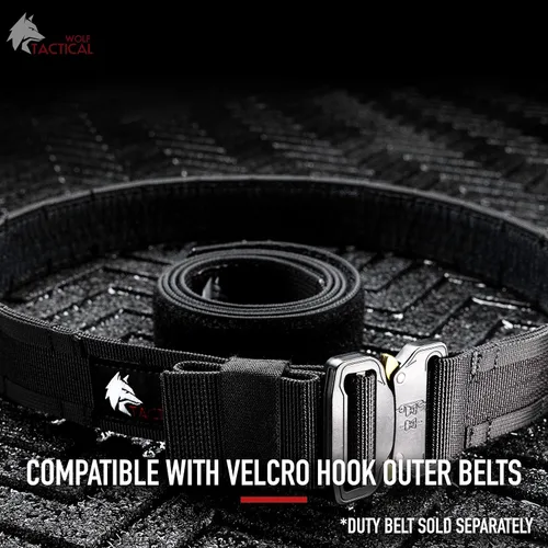 Vista 6 de WOLF TACTICAL Loop Liner Interior para Duty & Battle Belt Cinturón de 1.5 pies con gancho y bucle EDC