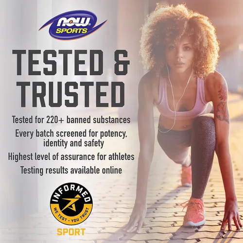 Vista 4 de NOW Sports Nutrition, D-Ribosa 750 mg, certificado sin OMG, producción de energía*, 120 cápsulas vegetales