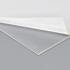 Vista 2 de Panel de plexiglás acrílico de 1/8" (4 mm) de espesor (1, 3" x 5")
