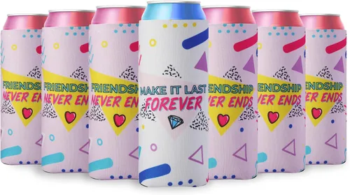 Vista 9 de Bach to The 90s Bachelorette Party Slim Can Coolers 90s Theme Bachelorette Party Can Sleeves