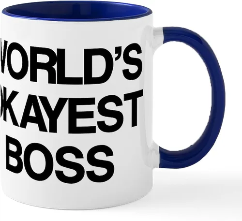 Vista 29 de CafePress – como un Boss Taza – El único Taza de café, taza de café, S, Blanco