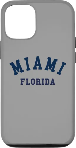 Vista 28 de Miami Florida USA State FL Varsity Style - Carcasa deportiva para iPhone 16