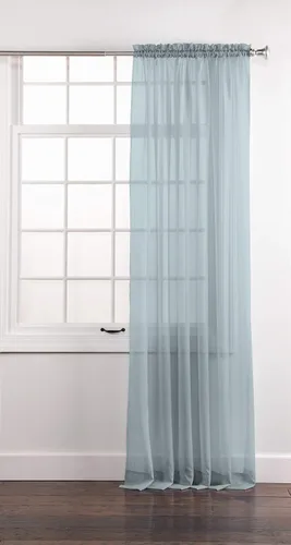 Vista 22 de Stylemaster Elegance Cenefa recta de gasa transparente, 60 x 14 pulgadas, color dorado