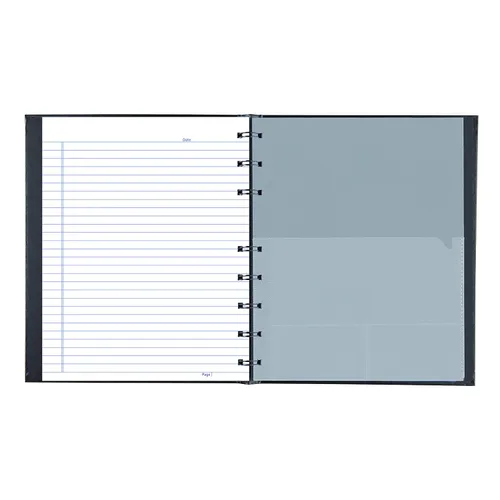 Vista 9 de Blueline Notepro - Cuaderno de composición negro, 9.25 x 7.25 pulgadas, 192 páginas rayadas (A9C.81)